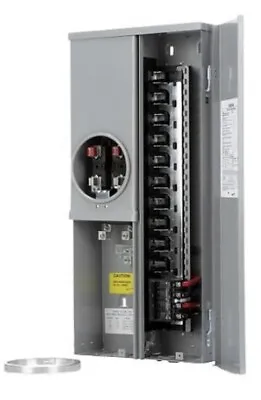 Buy NEW SIEMENS 200 Amp Meter 20-Space 40-Circuit OVER/UNDER Breaker Load Center Box • 486$