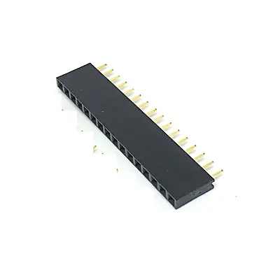 Buy Arduino 2.54mm Pitch 16 Pin Single Row Female Straight Header Socket • 3.67$