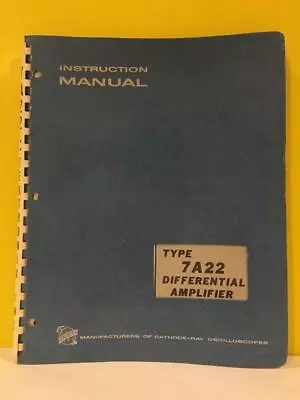 Buy Tektronix 070-0931-00 Type 7A22 Differential Amplifier Instruction Manual • 39.99$