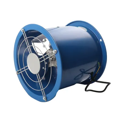Buy 10  Pipe Spray Booth Paint Fumes Exhaust Fan Axial Fan Cylinder Pipe Fan 110V • 75$