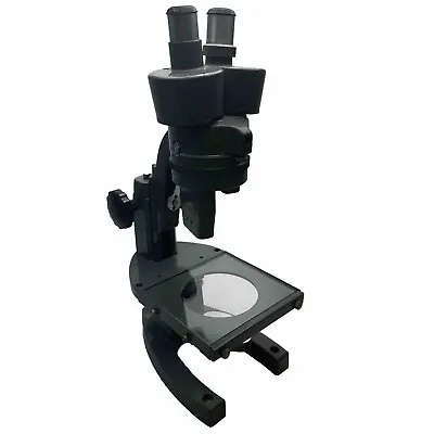 Buy Vintage Bausch & Lomb Lab Microscope W/ 2 Objective Lenses Tilt Base • 200$