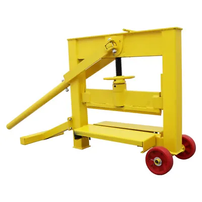 Buy Yellow Small Manual Brick Cutting Machine Paving Tool Block Splitter Cutter • 339.34$
