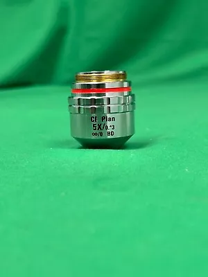 Buy Nikon MUM2005 CF Plan 5x/0.13na BD Microscope Objective Lens, 5X, 10mm WD • 215$
