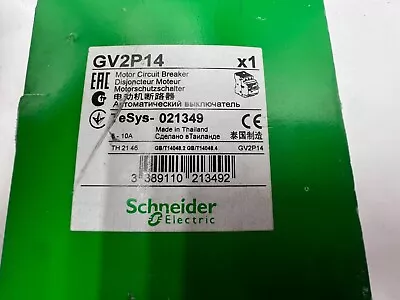 Buy Schneider Electric GV2P14 Motor Circuit Breaker 6-10A • 89.99$
