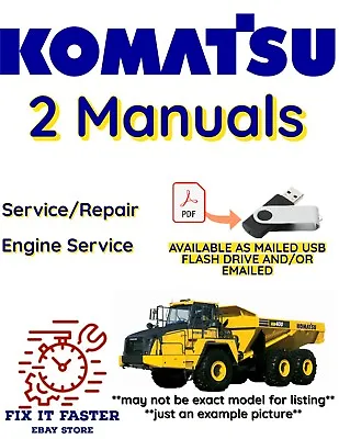 Buy Komatsu Ha250 Articulated Dump Truck Service Engine Repair Shop Manual Pdf Usb • 40$