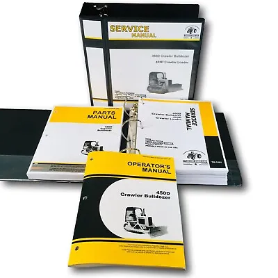 Buy Service Parts Operators Manual Set For John Deere 450D Crawler Bulldozer Shop JD • 169.97$