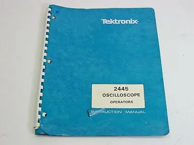 Buy Tektronix 2445 Oscilloscope  Instruction Manual • 34.34$