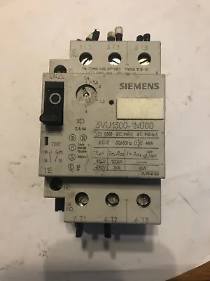 Buy Siemens Motor Starter Protector 3vu1300-1mj00, 3 Pole,  • 13$