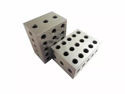 Buy 2 PC 2 3 4 Metal Blocks 23 Holes Milling Drilling Machining Precision Block • 53.99$