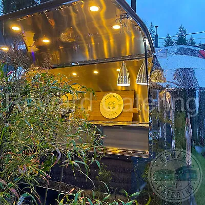 Buy All New Airstream Mobile Food Trailer Best For Burger Coffee Gin Prosecco Pizza • 22,775.03$