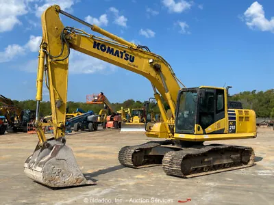 Buy 2018 Komatsu PC210LC-11 Hydraulic Excavator Trackhoe A/C Cab Bucket DSL • 1$