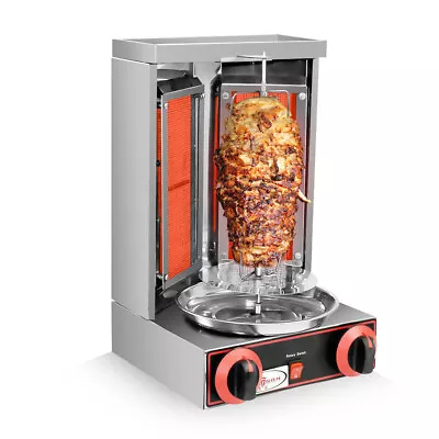 Buy Gas Vertical Broiler Shawarma Machine Kebab Gyro Grill Machine Spinning Doner HQ • 170.06$