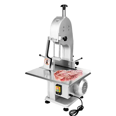Buy 1500W Commercial Electric Meat Bone Saw Machine Frozen Meat Cutting Band Cutter • 348.65$