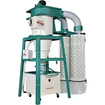 Buy Grizzly G0638 10 HP 3-Phase Cyclone Dust Collector • 6,700$