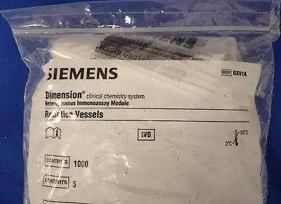 Buy Siemens Dimension Series Reaction Vessels 1000/Bag  10445044 RXV1A • 59$