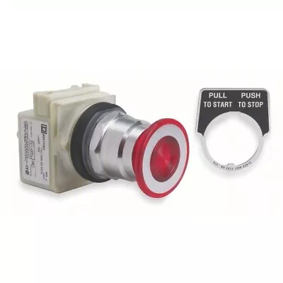 Buy Schneider Electric-  Illuminated Push Button Operator,30mm, Red 9001KR9P1R • 100$