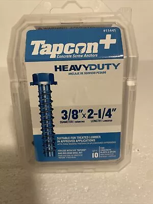 Buy Tapcon 3/8 In. × 2-1/4 In. Hex- Washer-Head Large Diameter Concrete Anchors • 21$