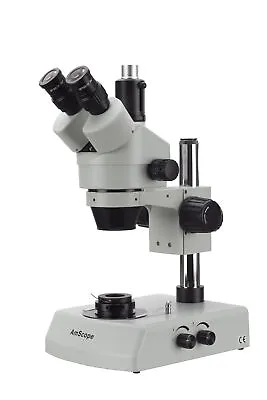Buy AmScope 3.5-90X Zoom Stereo Microscope 2 Halogen Lights Gem-Clamp Widefield View • 655.99$