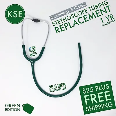Buy Green Stethoscope Replacement Tubing 10mm By Kongs Enterprise • 25$