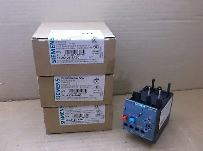 Buy 3RU6126-4AB0 Siemens NEW In Box Overload Relay Range 11-16A 3RU61264AB0 • 37.99$