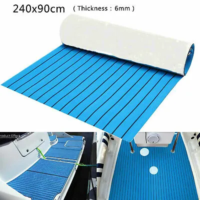 Buy Blue EVA Foam Mat Boat Marine Flooring Carpet Teak Decking Sheet Yacht  Pad New • 47.25$