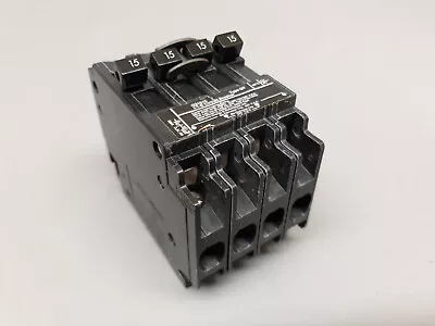 Buy Siemens Q21515 15 Amp Quad Plug In Circuit Breaker • 23.70$