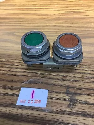 Buy Allen Bradley Red And Green Push Buttons 800T-FB16 Ser. P • 50$
