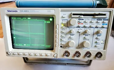 Buy Tektronix TDS460A Four Channel 400MHz, 100MS/s Digitizing Oscilloscope Tested • 299$