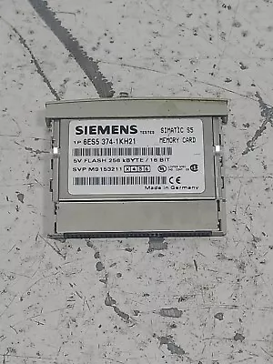 Buy Siemens Simatic S5 Memory Card 6ES5 374-1KH21 5V Flash 256 Kbyte / 16 Bit • 27.99$