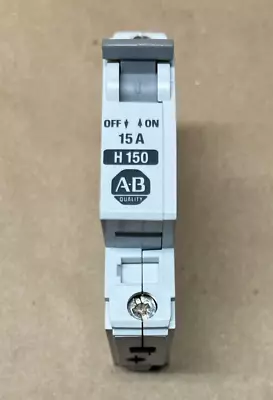 Buy Allen-Bradley 1492-CB1 SER B H 150 15Amp Single Pole Circuit Breaker • 12$
