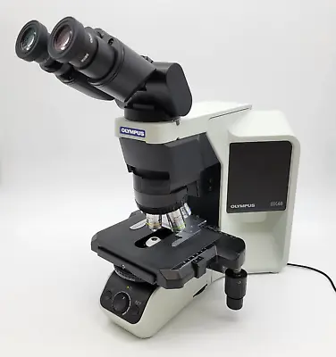 Buy Olympus Microscope BX46 LED With Tilting Ergo Head & 2x For Pathology/Mohs • 7,822.50$