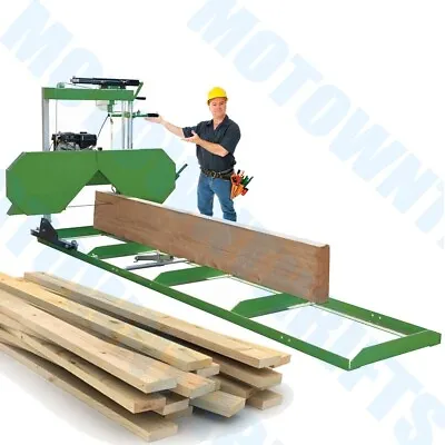 Buy Portable Sawmill Bandmill Band Mill Saw Mill Bandsaw Log Milling Saw Gas Powered • 3,841.85$