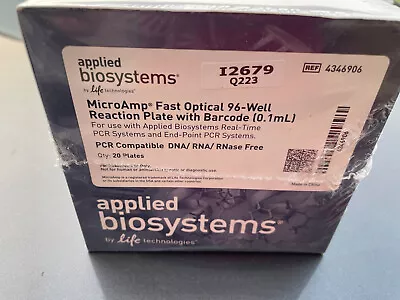 Buy Thermo Applied Biosystems 96-Well Fast Optical Reaction Plates 4346906 20 PCR • 60$