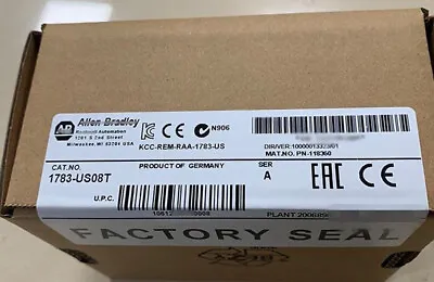 Buy Allen Bradley 1783-US08T/A Sealed AB Stratix 2000 Switch 8 Copper P New In Box • 232.24$