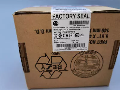 Buy New Factory Sealed Allen-Bradley 1763-L16DWD 1100 16 Point Controller 1763L16DWD • 1,299$