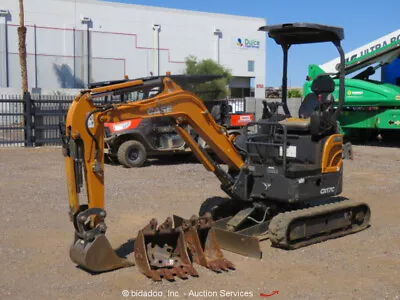 Buy 2017 Case CX17C Mini Excavator Rubber Tracks Backhoe Aux Hyd Diesel • 1$