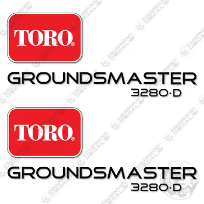 Buy Fits Toro Groundmaster 3280D Decal Kit Mower - 7 YEAR OUTDOOR 3M VINYL! • 94.95$