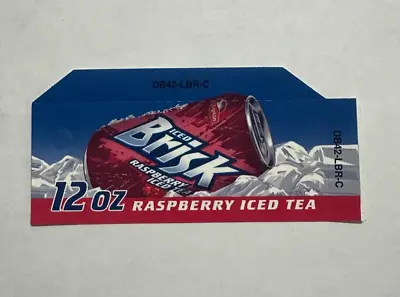 Buy Brisk Raspberry Iced Tea Vending Machine Flavor Strip 12oz For Vendo Dixie Narco • 1.37$