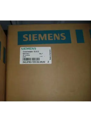 Buy 3VL5763-1DC36-0AA0 Siemens Brand-New In Box 1PC Circuit Breaker Spot Goods • 1,959.90$