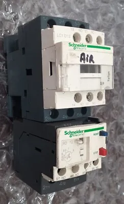 Buy Schneider Electric LC1D12 LRD 12 Contactor Overload Relay Assembly USED-Wty (A2) • 30$