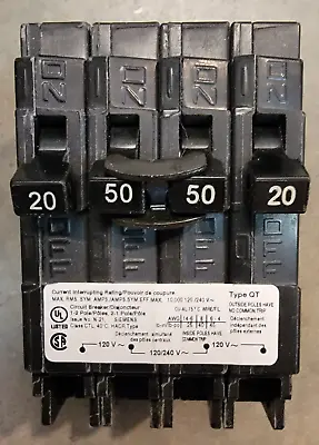 Buy SIEMENS Q22050CT 50A Double Two 20A Circuit Breaker New Open Box • 29.99$