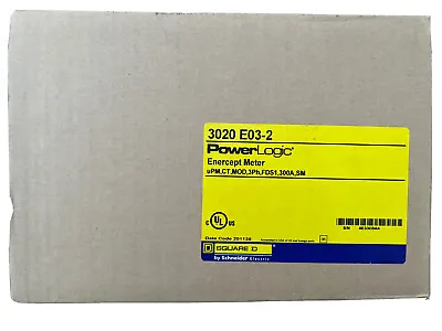 Buy Square D 3020 E03-2 Enercept Power Monitoring Meter, Power Logic • 500$