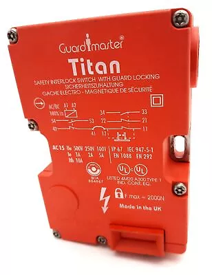 Buy Allen Bradley 27001 Guardmaster Titan Safety Interlock Switch 24V, 3 N.C. 2 N.O • 475$