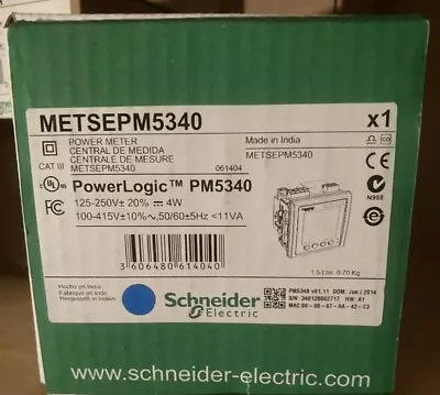 Buy Original New Schneider Electric METSEPM5340 Power Logic PM5340 Power Meter • 1,071$