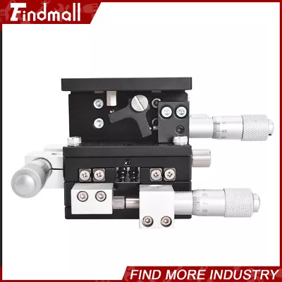 Buy XYZ 60×60mm 3 Axis Linear Stage Trimming Platform Bearing Tuning Sliding Table • 99.29$