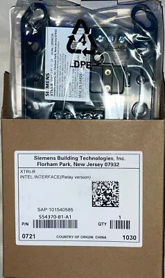 Buy New Siemens Xtri-r Intel Interface W/ Relay S54370-b1-a1 Fire Alarm • 42$