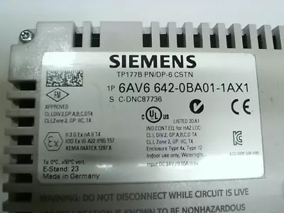 Buy Siemens 6AV6642-0BA01-1AX1 Simatic LCD Touch Panel HMI - New No Box • 543.38$