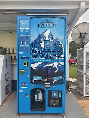 Buy Everest Ice Cube And Water Vending Machine VX4- Fully Loaded 10 Months Old • 100$
