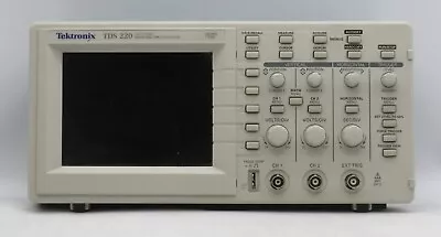 Buy Tektronix TDS 220 Two Channel Digital Real Time Oscilloscope *Tested For Power* • 200$