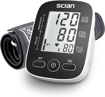 Buy Scian Upper Arm Blood Pressure Monitor Digital Automatic BP Cuff Gauge Machine • 17.99$